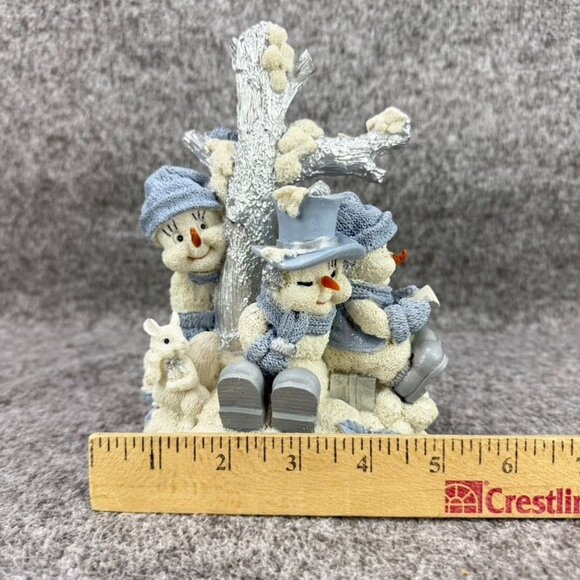 ✅Snow Buddies Around Tree Figurine 1998 7"×5.5"×4" Christmas Decor ✅MISSING BIRD - Picture 5 of 12
